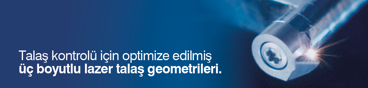 Lazer talaş geometrileri