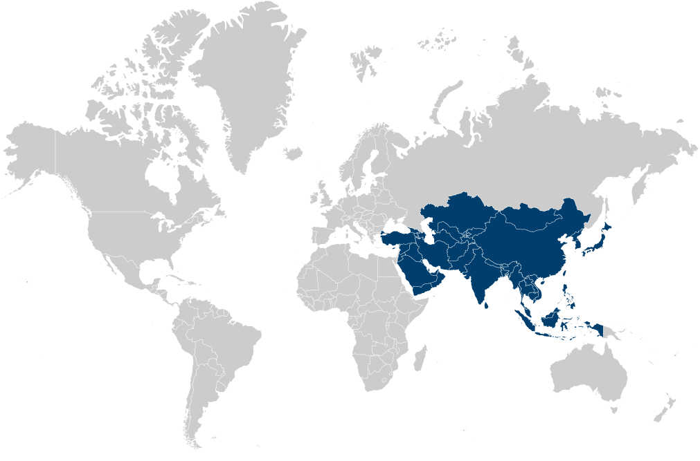 Asia map